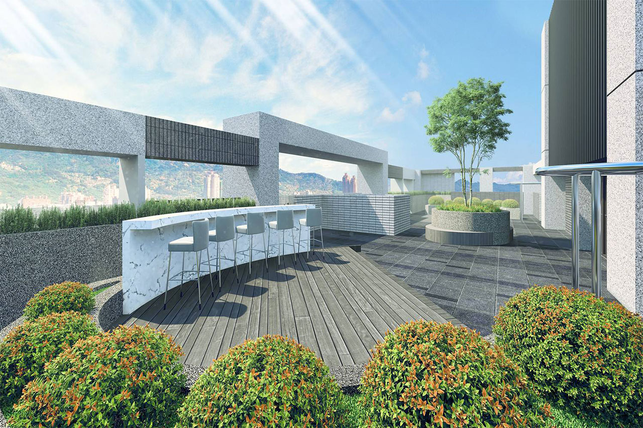 屋頂景觀3D示意圖
